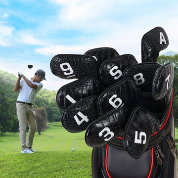 Black PVC Alligator Lines Iron 11pcs(3-9,P,A,S,L)